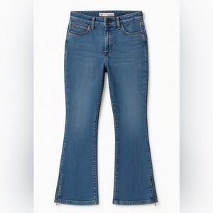 Free People Women's Bootcut‎ Jeans Size 26 Blue Denim Stretch Ankle Zipper